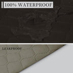 ISSUNTEX Double Protection 100% Waterproof Sofa Covers for Living Room, Reversible Couch Covers for 3 Cushion Couch Sofa, Furniture Protector Sofa Cover for Pets (X Large, Chocolate/Beige)