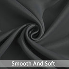 Yakamok Extra Wide Blackout Curtain for Sliding Glass Door, Grommet Thermal Insulated Room Divider Curtain 100W x 84L inch, Room Darkening Patio Curtain,8.3ft Wide x 7ft Tall, 1 Panel,Dark Grey