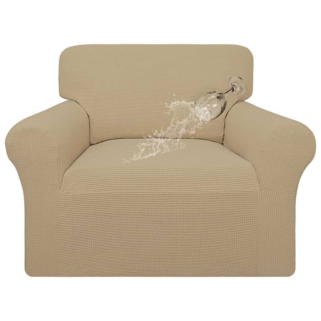 Easy-Going 100% Waterproof Chair Couch Cover, Stretch Jacquard Sofa Cover