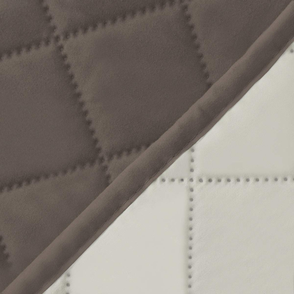 Easy-Going Reversible Couch Cover, 3 Cushion Sofa, Large, Taupe/Ivory