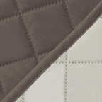 Easy-Going Reversible Couch Cover, 3 Cushion Sofa, Large, Taupe/Ivory