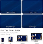 CUCRAF Royal Blue Blackout Curtains Customize, Rod Pocket Room Darkening Curtain for Bedroom Living Room, Thermal Insulated Window Drapes 1 Panel (Custom Size, Color)