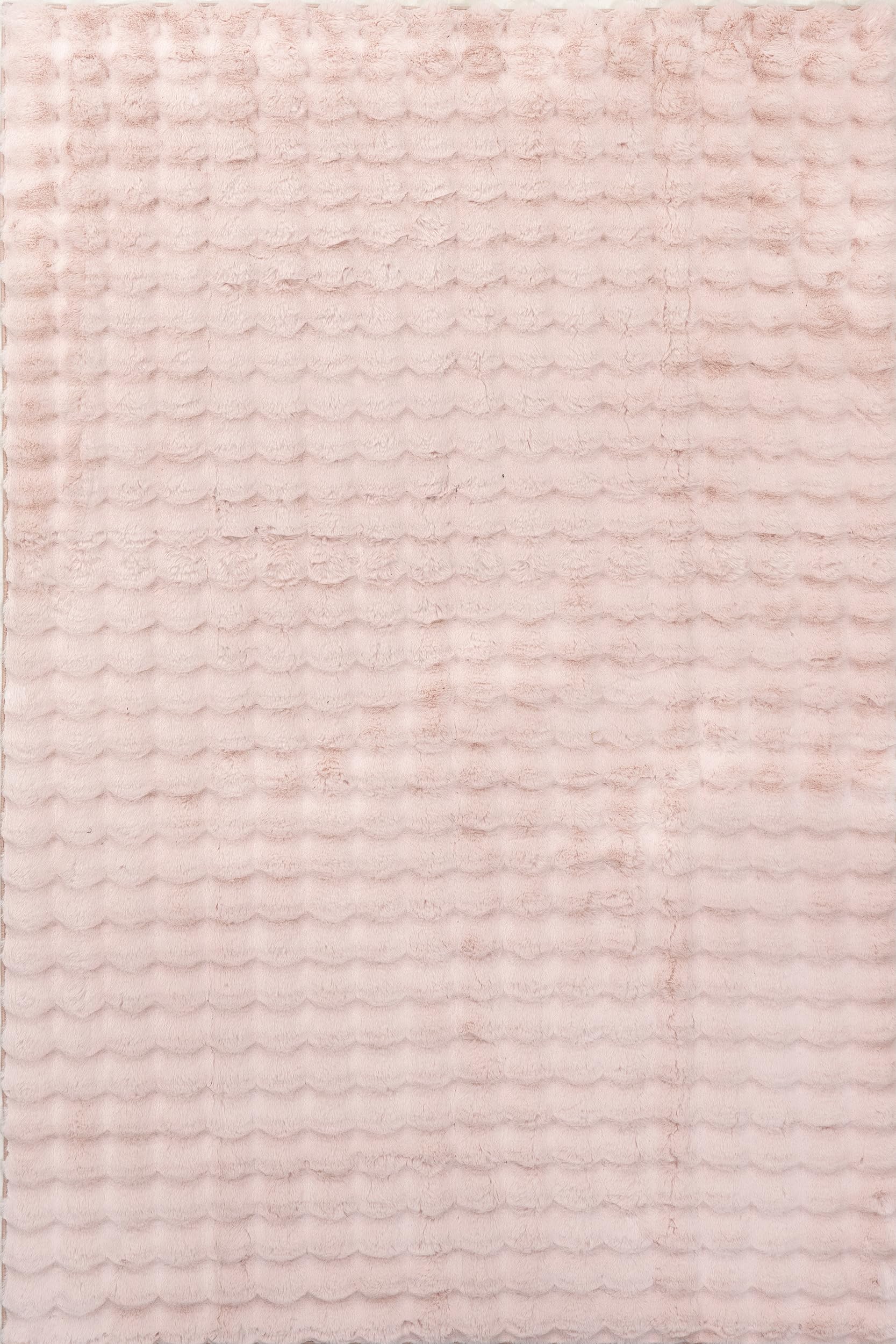 nuLOOM Jeni Blush Checkered Washable Area Rug, 5' x 8'