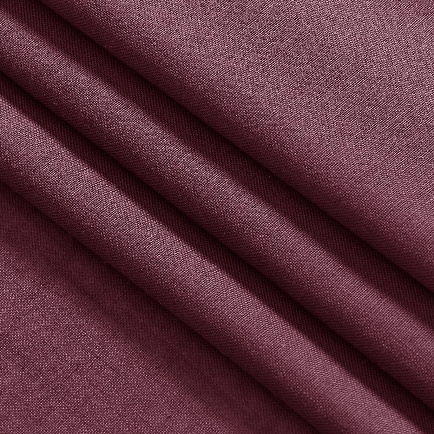 Nanspring Burgundy Linen Curtains for Living Room 105 Inches Long Light Filtering Semi Sheer Curtain Back Tab Vintage Boho Decor Elegant Luxury Drapes for Bedroom Dinner Room 52x105, 2 Panels