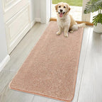 OLANLY Dog Door Mat for Muddy Paws 70x32, Super Absorbent Chenille Mud Mat
