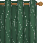 Deconovo Living Room Curtains 95 Inches Long, Blackout Curtains for Bedroom