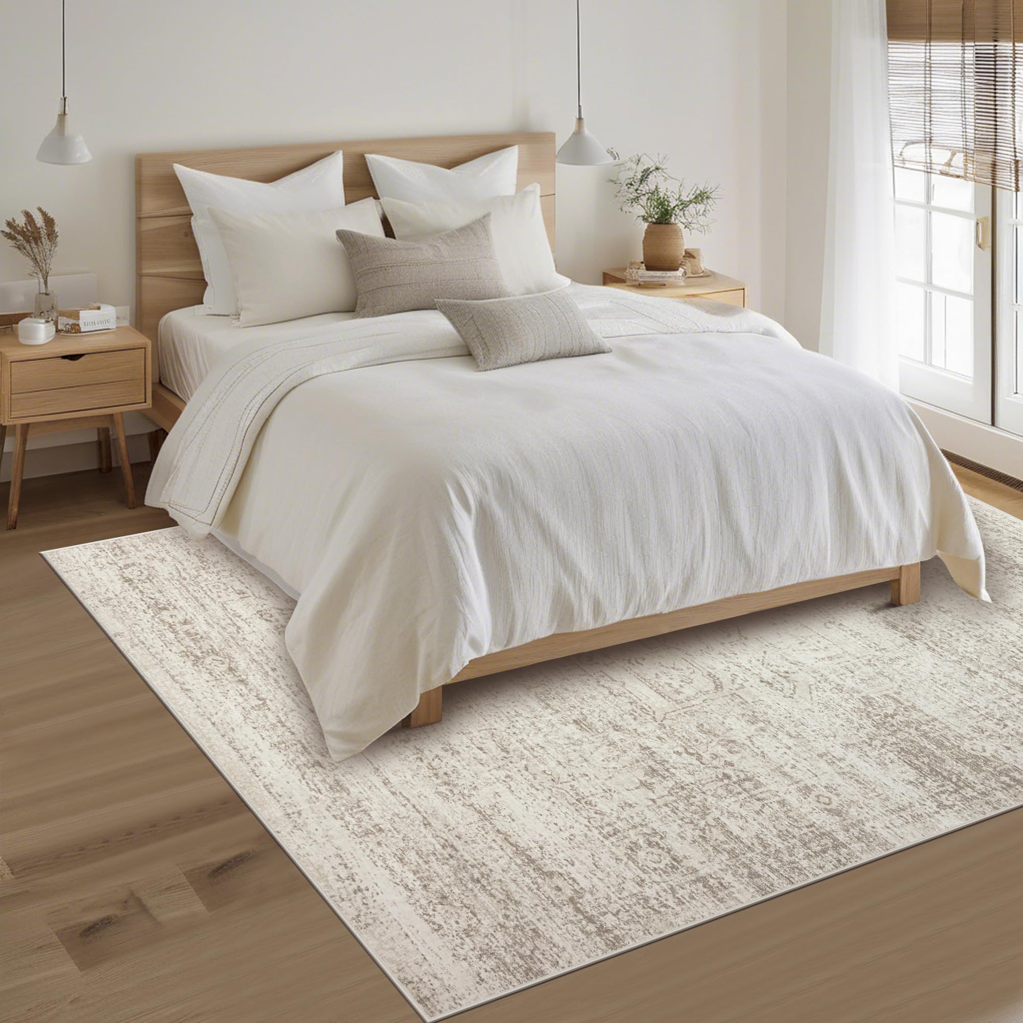 Small Washable Rugs 4x6 Area Rugs for Living Room,Bedroom,Kids Room,Nursery