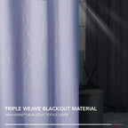 Deconovo Living Room Curtains 72 Inches Long, Blackout Curtains for Bedroom
