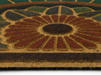 Mohawk Home Swirl Style Casual Ornamental Rust 2' X 3' All Weather Outdoor Door Mat Perfect for Porch, Garage