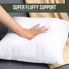 Utopia Bedding Throw Pillows, 22x22 Pillow Inserts, Pack of 1, White