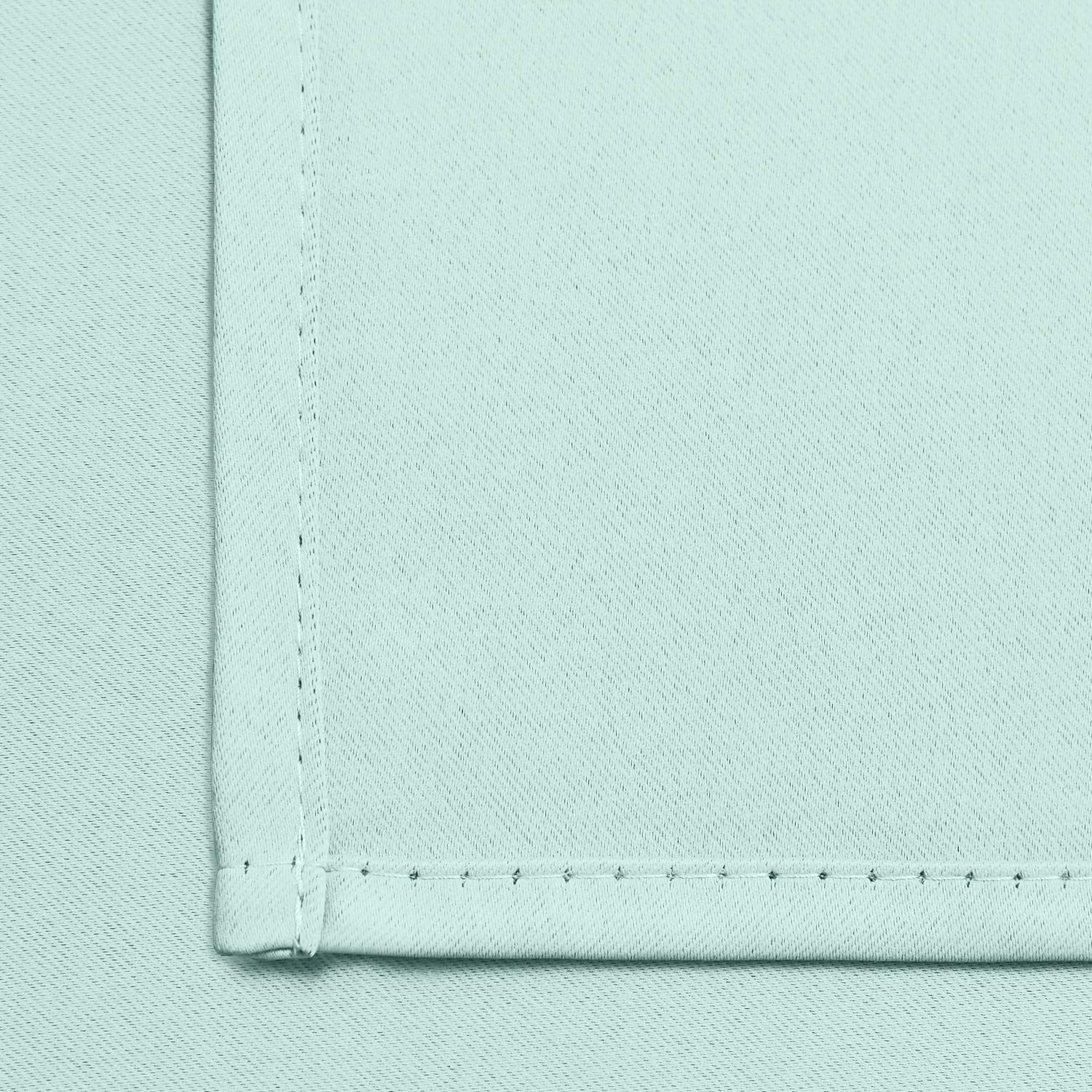 Yakamok Room Darkening Curtains 52x90 inch Length Aqua-Living Room