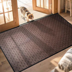 Mibao Front Door Mat, Heavy Duty Durable Welcome Mat for Outdoor Indoor, Dirt Trapper Waterproof Super Absorbent Door Mat for Entryway Outside Patio Porch, 73" x 46", Coffee