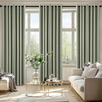 MIULEE Sage Green Blackout Curtains for Bedroom Living Room 84 Inches Long 2 Panels, Thermal Insulated Room Darkening Drapes Solid Grommet Noise Reduction Light Blocking Window Treatments 50x84 Inch