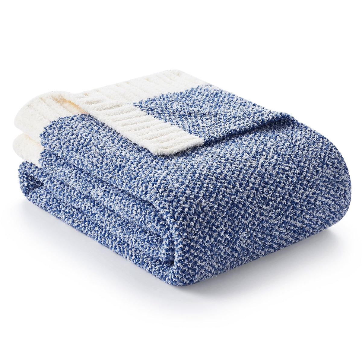 Snuggle Sac Heather Throw Blanket for Couch, Reversible Super Soft Blankets Warm Cozy Knit Fuzzy Plush Lightweight for Sofa, Bed, Camping, Picnic (Sage Green, Twin (60"x80"))