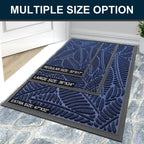 Colorxy Waterproof Front Doormat, Sturdy Natural Rubber Door Mat, 47x32