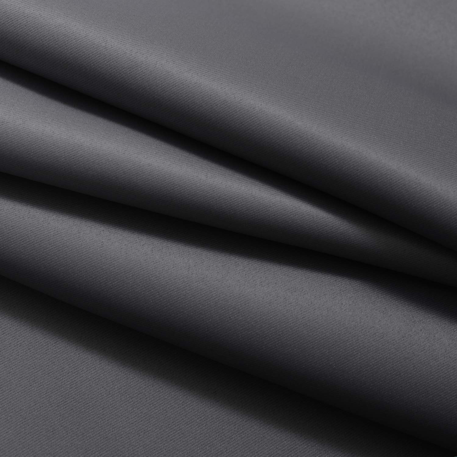 Yakamok Ombre Curtains Black and Greyish White for Living Room,62Wx96L