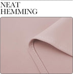 NICETOWN Blackout Curtains for Living Room, Blush Pink, 2 Panels, 42 by 63, Darkening Window Curtain Panels, Easy-Care Solid Thermal Insulated Draperies/Drapes for Daughter Room