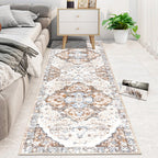 HEBE Hallway Runner Rug 2'x6', Washable Non Slip Kitchen Rug Runner