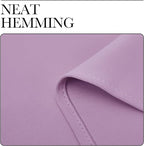 NICETOWN Room Darkening Drapes for Nursery - Light Blocking Curtain Panels for Bedroom Girl Room, Soft Fabric Window Treatment (Lilac, 42 inches Width by 95 inches Length, 1 Pair)