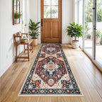 TOPRUUG 3x8 Washable Hallway Runner Rug Soft Non-Slip Thin Kitchen Mat