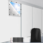 FADOTY 100% Blackout Curtains, 57"x 118" Portable Black Out Window Cover
