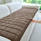 Couch Covers for Dogs Washable, Non Slip Couch Covers for Loveseat Sofa Pet Friendly, Soft Fuzzy Sofa Covers for Pet, Dog Couch Cover Furniture Protector(1PC,Dark Brown,27.6"x59.1")
