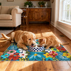 Othilic Floral Outdoor Rug - 28"x43" Front Door Mat Indoor Outside Entrance