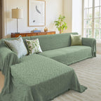 HOMERILLA 2 Piece Sectional Couch Cover for L Shape Sofa Sage L