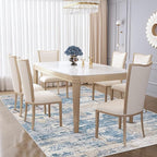 5x7 Area Rugs for Living Room, Washable Modern Abstract Large Area Rug Neutral Soft Non Slip Kids Rug Stain Resistant Indoor Carpet for Bedroom Nursery Dining Room Playroom(BlueBeige, 5'x7')
