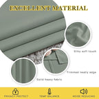 NICETOWN Blackout Large Bedroom Curtains 90 inches Long - Room Dividers Thermal Insulated Sound Dampening Grommet Window Treatments for Living Room (Sage Green, 2 Panels, W66 x L90)