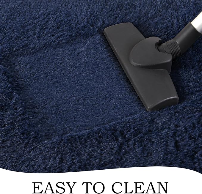 Chicrug Soft Runner Rugs for Bedroom Living Room Plush Fluffy Rug 2x7
