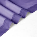 Chyhomenyc Purple Sheer Curtains 54 Inch Long 2 Panels, Light Filtering Rod Pocket Voile Short Curtains Drapes for Living Room Bedroom Small Windows, 42Wx54L Inches