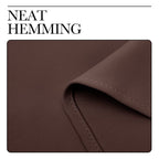 NICETOWN Nursery Essential Thermal Insulated Solid Grommet Top Blackout Curtains, Home Decoration Privacy Curtains for Bedroom (Chocolate Brown, 1 Pair, 42 x 63 inches)