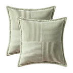 MIULEE Decorative Throw Pillow Covers for Couch 18x18 Inch Light Green