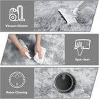 6x9 Fluffy Area Rug for Living Room,Shag Area Rugs for Bedroom,Soft Fuzzy Rug Non-Shedding Indoor Plush Carpet for Kids Bedroom Nursery Dorm Home Decor,Tie-Dyed Grey