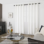 Deconovo Living Room Curtains 84 Inches Long, Blackout Curtains for Bedroom