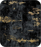 RELEANY Washable Runner 2'x6' Abstract Area Rug for Hallway Blue Gray — 6' (Round)
