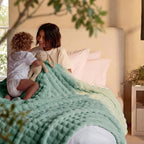 Bedsure 3D Fleece Bubble Blanket - GentleSoft Green King Blanket for Bed Sofa Room Decor - Luxury Soft Cozy Gifts for Kids, Lightweight, All Seasons, Sage Green, 108"×90"
