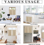 RYB HOME Short Curtains for Bedroom, Room Darkening Insulated