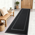 OLANLY Front Door Mat Outside 71x23, All-Season Heavy-Duty Rubber Doormat