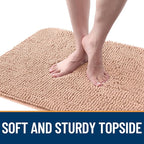 OLANLY Dog Door Mat for Muddy Paws 70x32, Super Absorbent Chenille Mud Mat