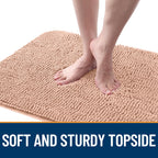 OLANLY Dog Door Mat for Muddy Paws 54x24, Super Absorbent Chenille Mud Mat