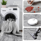 Runners for Hallways 2x8 Kitchen Runner Rugs，Modern Abstract Rug Runners for Entryway，Stain Resistant Washable Runner Rug Non-Slip 8ft Carpet Rug for Bedroom Living Laundry Room（Grey,2'x8'）