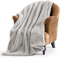 UGG Euphoria Throw Blanket, Plush Faux Fur Blanket, 50" x 70", Seal Grey