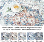 5x7 Living Room Area Rugs: Washable Non-Slip Stain Resistant Rug for Nursery Bedroom Dining Room Vintage Ultra Soft Indoor Carpet for Kitchen Farmhouse Distressed Floor Mat for Home Office (5x7 Brick)