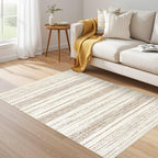 Nakagishi Boho 3x5 Area Rug Living Room Rugs Machine Washable Brown
