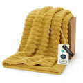 Bedsure Soft Twin Blanket for Bed Decor Gifts Yellow 60"x80"