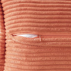 MIULEE Decorative Throw Pillow Covers for Couch 18x18 Inch Coral Red 2 Pack