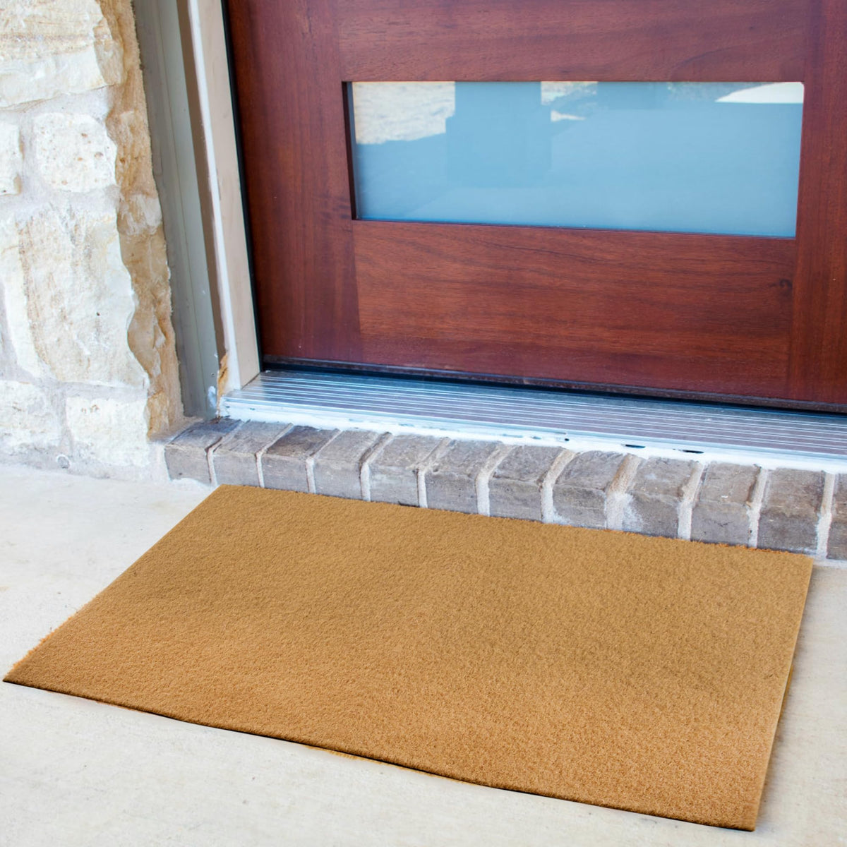6 Pack Blank Door Mats for Crafting and Painting, 30x17 Inch Artificial Coir Doormat Outdoor, Non-Slip Rubber Backing Welcome Mats for Indoor/Outdoor Front Porch Entryway