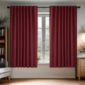 Deconovo Blackout Curtains for Bedroom, Living Room Curtains 63 Inches Long